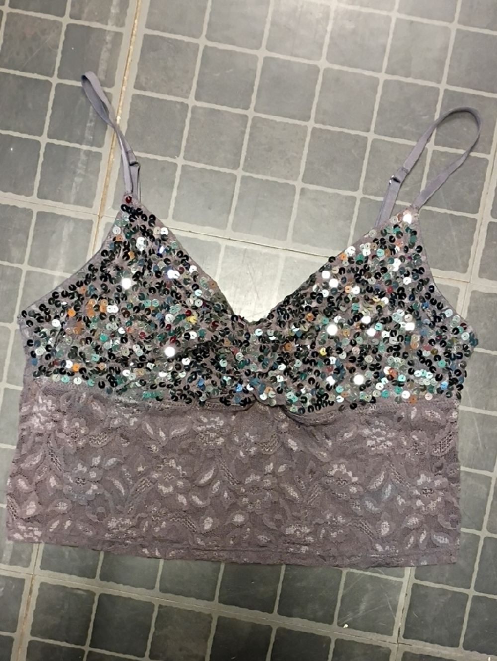 Victoria's Secret Black Lace Bralette with Satin Tag